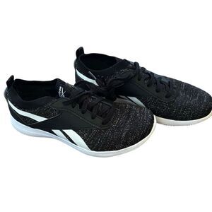 Reebok Women's Walkawhile Walking Shoes Black/White Size 8